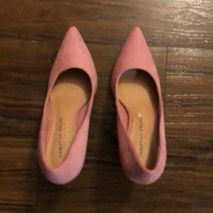 Blush pink heels size 6.5